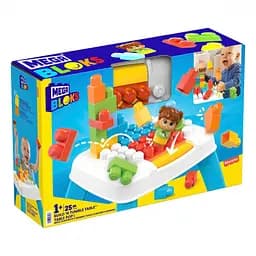 Развивающий конструктор-столик Mega Bloks, 25 деталей (HHM99)