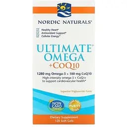 Жирні кислоти Nordic Naturals Ultimate Omega + CoQ10 120 капсул