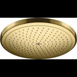 Верхний душ Hansgrohe Croma 280 1jet EcoSmart 9 л/мин Polished Gold Optic 26221990, Золотой