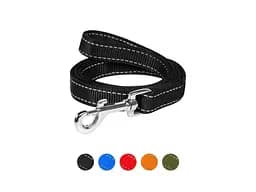 Поводок для собак Dog Extreme из нейлона двойной Ш 14 мм Д 122 см черный (43001)