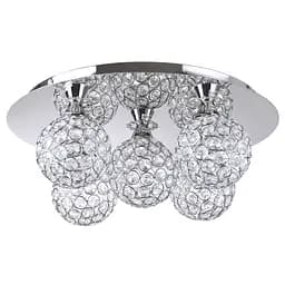 Люстра потолочная Brille с подсветкой LED G9 40W CH (BR-01 368C/5)