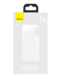 Зовнішній аккумулятор (Power Bank) Baseus Bipow Overseas 15W 10000mAh білий PPBD050002 / PPBD10 - мініатюра 5