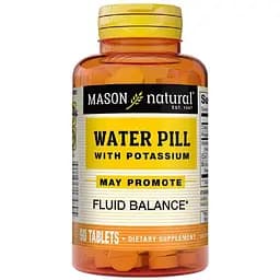 Добавка мочегонная с калием Mason Natural Water Pill With Potassium 90 таблеток