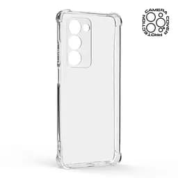 Прозрачный чехол для OPPO A5 4G/A5 5G/A5m 4G с защитой камеры и усиленными бортами, тонкий, силиконовый, бесцветный, ударопрочный, противоударный бампер с закрытой камерой, ArmorStandart (ARM87386) - мініатюра 2
