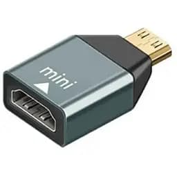 Перехідник Baseus Multimedia Adapter Mini-HDMI male to HDMI female адаптер тато мама