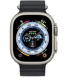 Смарт-годинник Smart Watch HK9 ULTRA2 49 мм AMOLED Full HD екран 2-ядерний процесор Чорний - мініатюра 4