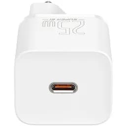 Зарядний пристрій Baseus Super Si Quick Charger USB-C 25W EU White - мініатюра 4