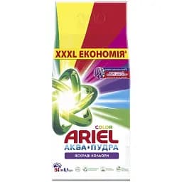 Набір: Пральний порошок Ariel Аква-Пудра Color 8.1 кг + Кондиціонер для білизни Lenor Діамантовий інжир і водний лотос 1.2 л - мініатюра 2