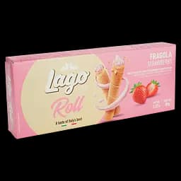 Трубочки вафельные Gastone Lagо с клубничным кремом 80 г