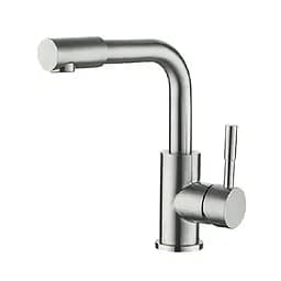 Смеситель для умывальника Zerix LR1098-4 LL1194 Нержавеющая сталь