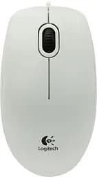 Миша Logitech B100 Optical USB Mouse white (910-003360)