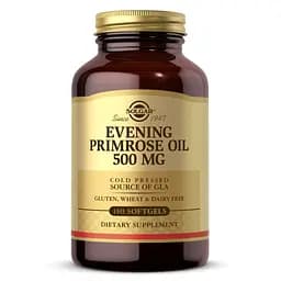 Жирні кислоти Solgar Evening Primrose Oil 500 mg 180 капсул