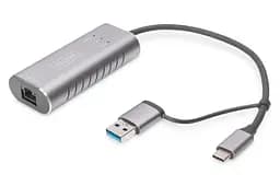Перехідник Digitus USB-C/USB 3.0 - 2.5 Gbps Ethernet (DN-3028)