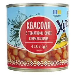 Квасоля Хуторок в томатному соусі 410 г