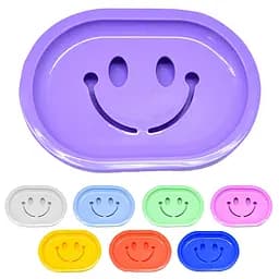 Мильниця Смайлик в асортименті 13.5 x 9.5 x 2 см