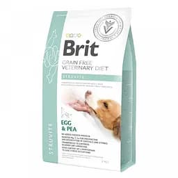 Сухой корм Brit GF VetDiets Dog Struvite 2 кг для собак при мочекаменной болезни (яйцо, индейка, горох)