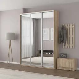 Шафа-купе Idea серія 3 180 x 45 x 240 см Дуб сонома Дзеркало