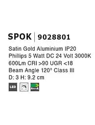 Магнітний світильник Nova Luce SPOK 9028801 - мініатюра 6