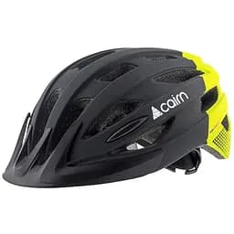 Велошлем Cairn Fusion LED USB 55-59 Черный-Желтый