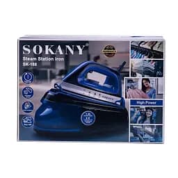 Праска з паровою станцією та антипригарним покриттям SOKANY SK-188 праска керамічна з самоочищенням 2400 Вт - мініатюра 2