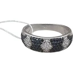 Срібне кільце Агні БАЛЬМОНТ з фіанітами. 1606/1Р-CZ 16,5