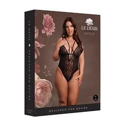 Еротичний боді Bodysuit with Adjustable Sliders Plus Size Le Desir Amour 36-AMR006BLKOSX 101748