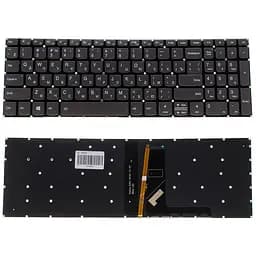 Клавіатура для ноутбука LENOVO (IdeaPad: 330S-15) rus, black, без фрейма, підсвічування клавіш(оригінал)
