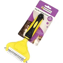 Колтунорез для собак и кошек Bronzedog односторонний 21х10.5 см