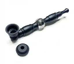 Люлька для куріння N50 Classic pipe with Rhinestones 130 мм (YD169) - мініатюра 2