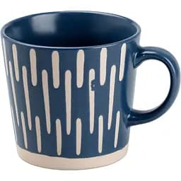 Чашка керамическая Happy Life в скандинавском стиле 350 мл синяя HP6176BL