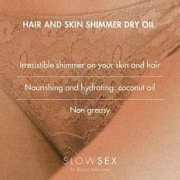 Суха олія-шиммер для волосся і тіла Bijoux Indiscrets Slow Sex Hair and skin shimmer Bijoux Indiscrets B0321; SO5899 98411 - мініатюра 6