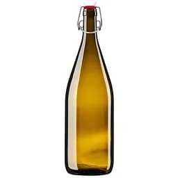 Бутылка для вина Mazhura Burgundi с бугельной пробкой 1.5 л зеленая (mz727753)