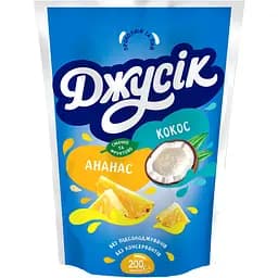 Напій соковий Джусік Ананас-Кокос пастеризований 200 мл