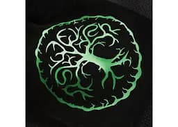 Мішечок для кубиків Q-Workshop Forest Black & green Velour Dice Bag (BFOR202) - мініатюра 2
