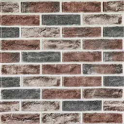 Самоклеящаяся 3D панель под кирпич клинкер оранжевый 700x700x4мм (414) SW-00000769