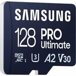 Карта пам'яті Samsung microSDXC PRO Ultimate 128GB Class 10 UHS-I U3 V30 A2 + USB Reader (MB-MY128SB/WW) [145484] - мініатюра 4