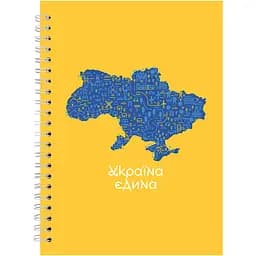 Блокнот для записей Axent A5 в клеточку спираль 96 листов (8032-22-A)