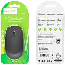 Миша HOCO BT wireless mouse DI04 чорна бездротова - мініатюра 2