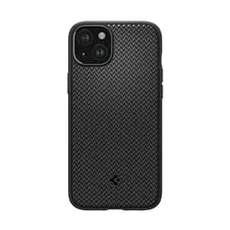 Чехол Spigen Mag Armor MagSafe для iPhone 15 Matte Black (ACS06815) + защитное стекло