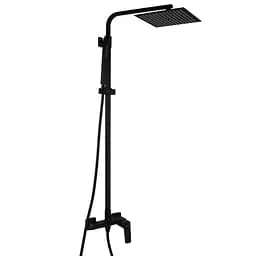 Душевая система TOPAZ LEXI TL 21105-H57-BL черная матовая для ванной комнаты с верхним и ручным душем