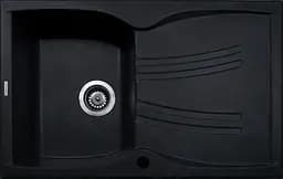 Кухонна мийка Adamant NEW LINE антрацит 780x495x235 мм, з крилом 78 см