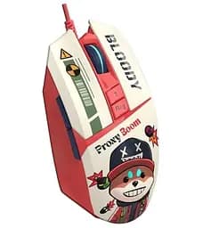 Комп'ютерна миша A4Tech W63 Max Proxy Boom White/Red teh0020418 - мініатюра 3