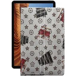 Чехол StatusCASE из экокожи для планшета Chuwi HIPad Air Луи-Витон-белый