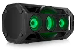 Колонка портативна 2.0 Real-El X-777 Black, 2 x 32.5 Вт, пластиковий корпус, Bluetooth, MicroSD/USB - мініатюра 2
