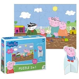 Пазл DoDo Peppa Pig, с фигуркой, 60 элементов (200122)