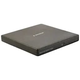 Зовнішній оптичний привід Gembird, Black, DVD+/-RW, USB 2.0 (DVD-USB-04)