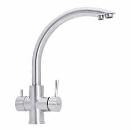 Змішувач для кухні під осмос Platinum KT 6609 (8203) нержавіюча сталь