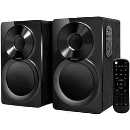 Колонки 2.0 Real-El S-405 Black, 2 x 4 Вт, BT, пластиковий корпус