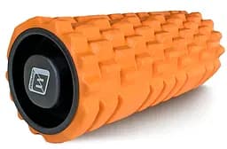 Массажный ролик EasyFit Grid Roller 33 см v.1.1 прочный массажер (оранжевый)