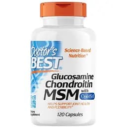 Препарат для суставов и связок Doctor's Best Glucosamine Chondroitin MSM, 120 капсул
